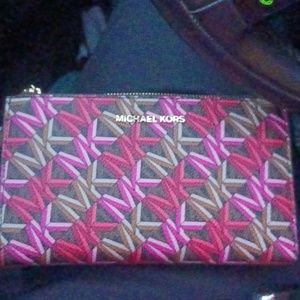 Michael Kors wristlet wallet